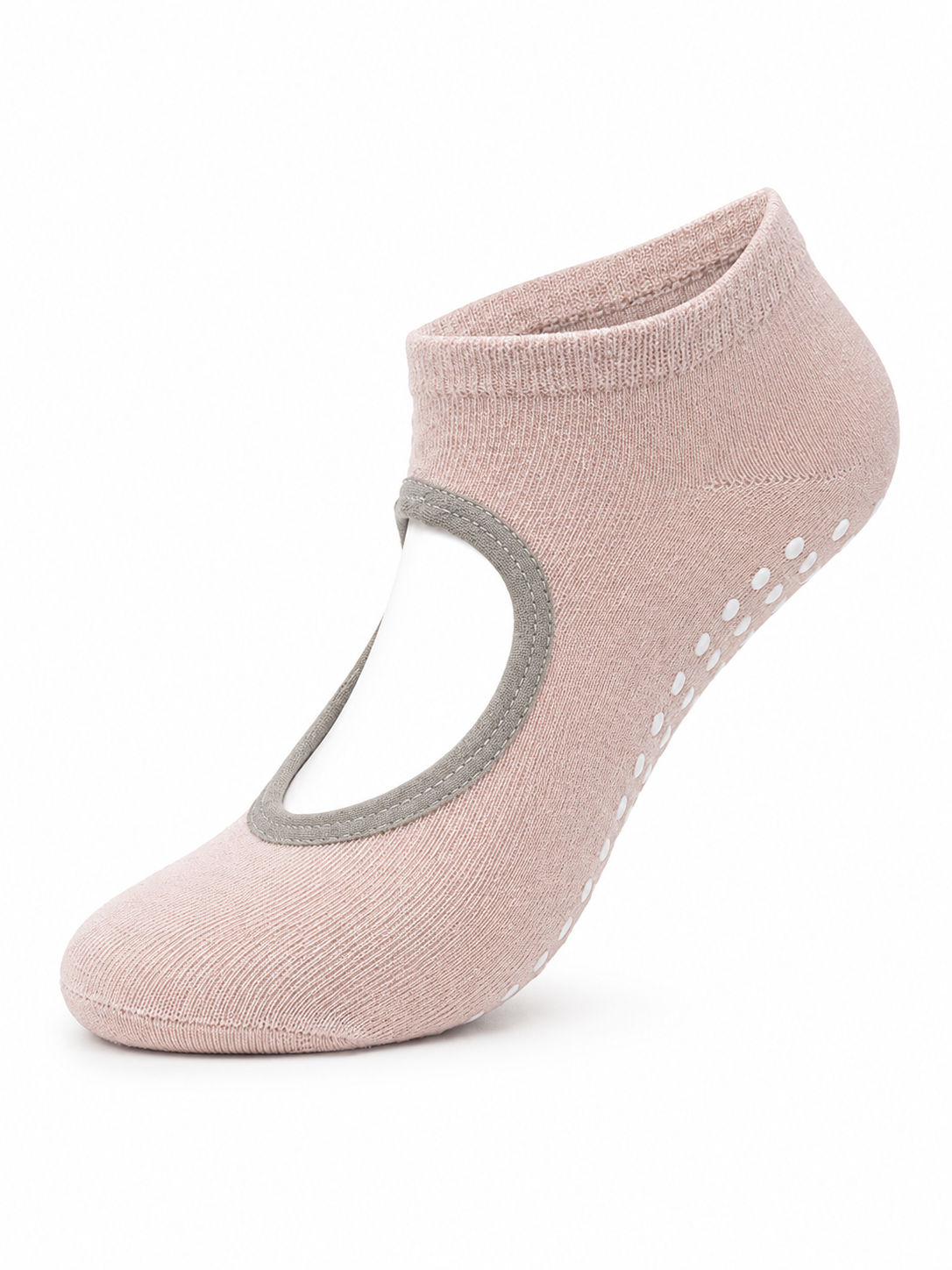 Women's Open Back Non Slip Pilates Socks for Yoga Barre and Studio