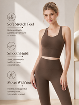 Women's Padded 2 Piece Yoga Set for Yoga, Workout & Athleisure