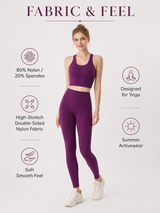 Women's FlowSculpt Padded 2 Piece Yoga Set with Leggings