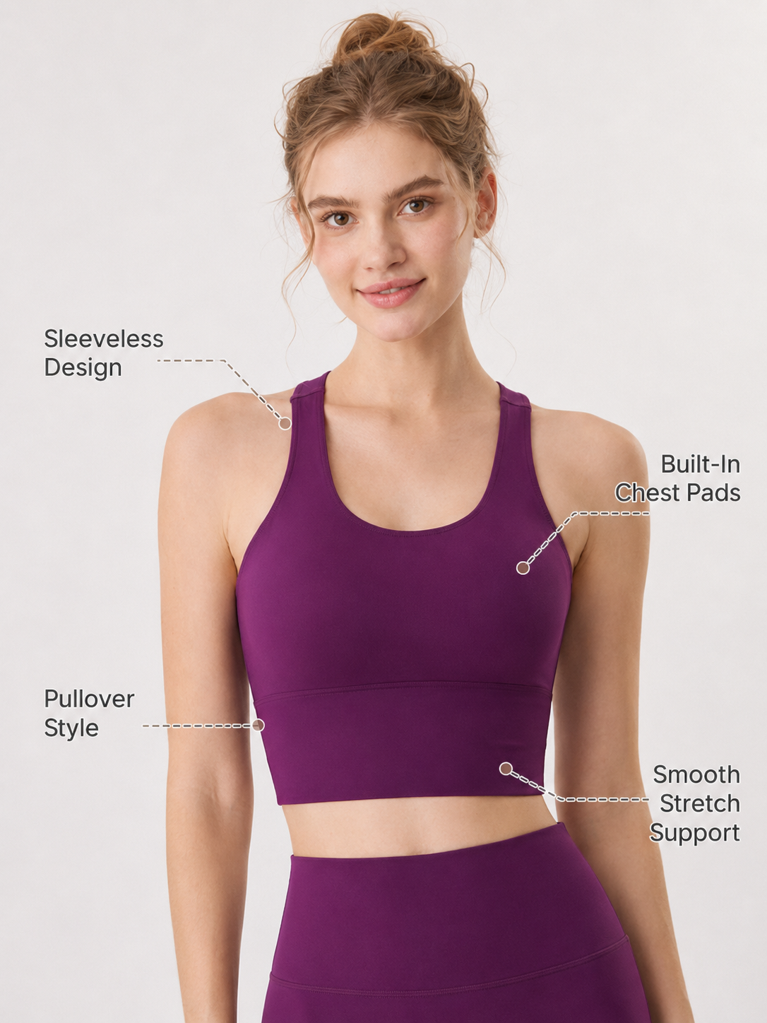 Women's FlowSculpt Padded 2 Piece Yoga Set with Leggings