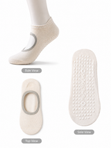 Women's Non Slip Open Back Yoga Socks for Pilates Barre & Studio