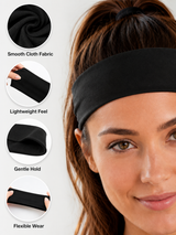 FlexCore Wide Sports Headband for Workouts, Yoga & Running