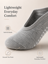 Women's Open Back Non Slip Grip Socks for Yoga Pilates and Barre