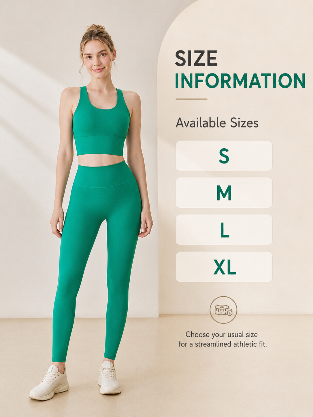 Women's Padded 2 Piece Yoga Set for Studio and Activewear