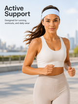 Unisex Soft Stretch Sports Headband for Yoga, Running & Workouts