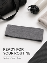Unisex Wide Stretch Sports Headband for Workouts, Yoga & Running