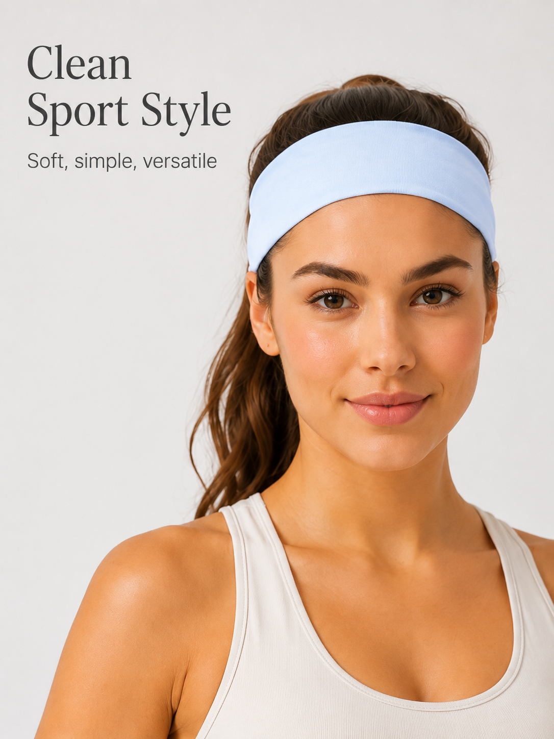 Unisex Soft Stretch Sports Headband for Yoga, Running & Workouts