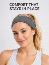 Unisex Wide Stretch Sports Headband for Workouts, Yoga & Running