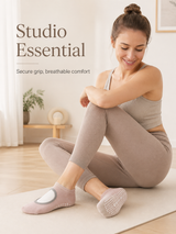Women's Open Back Non Slip Pilates Socks for Yoga Barre and Studio