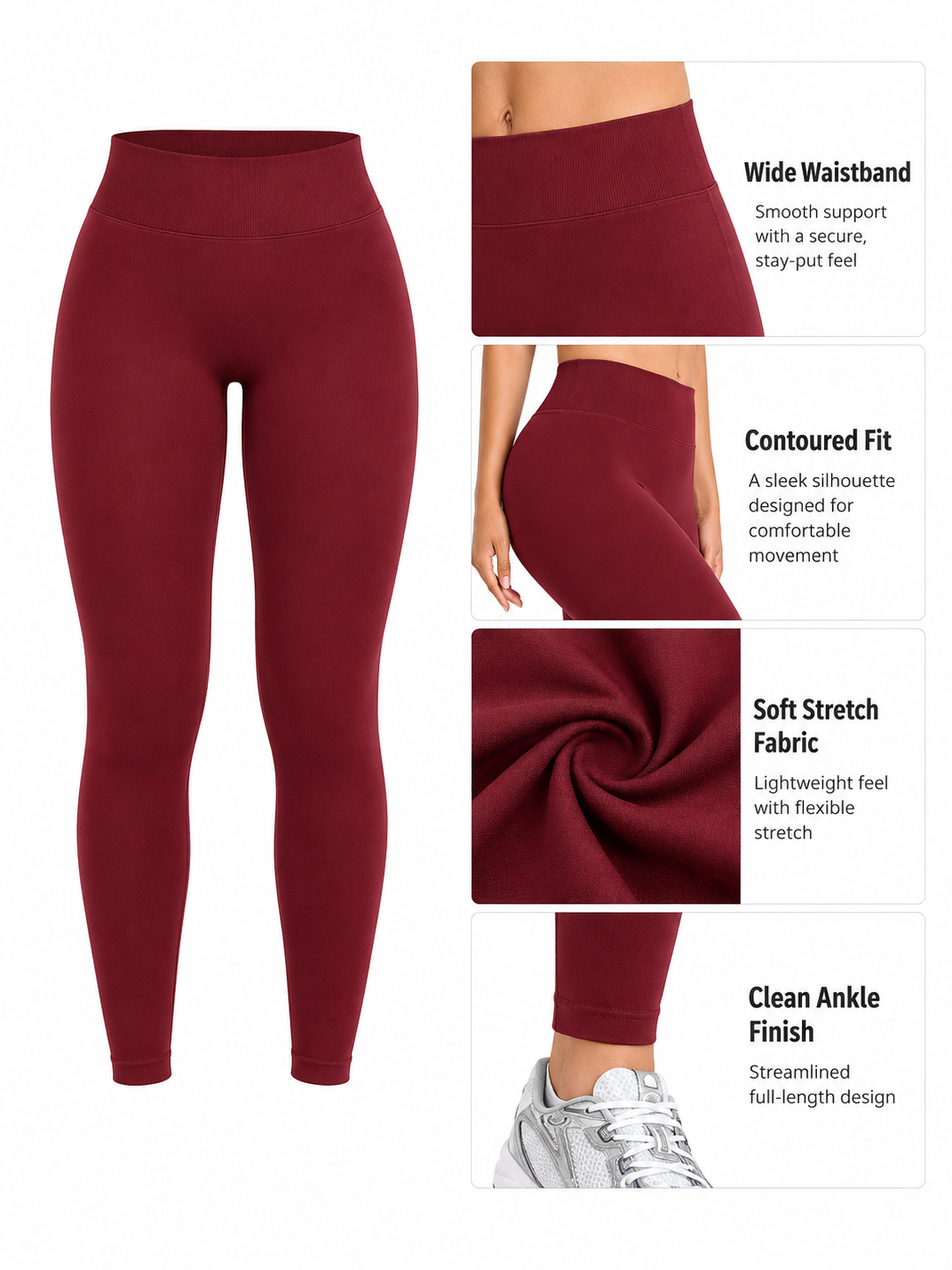 Women's SculptFlex High Waisted Yoga Leggings for Studio & Daily Wear