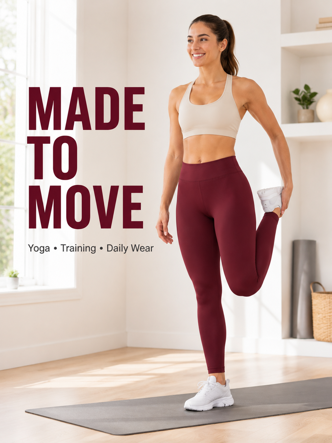Women's SculptFlex High Waisted Yoga Leggings for Studio & Daily Wear