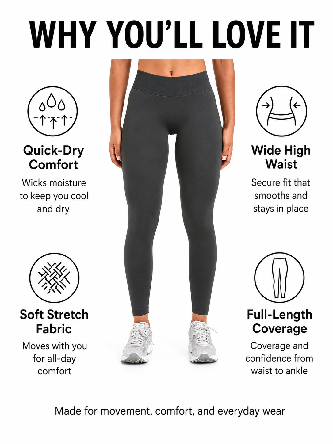 Women's SculptFlex High Rise Yoga Leggings for Studio & Everyday