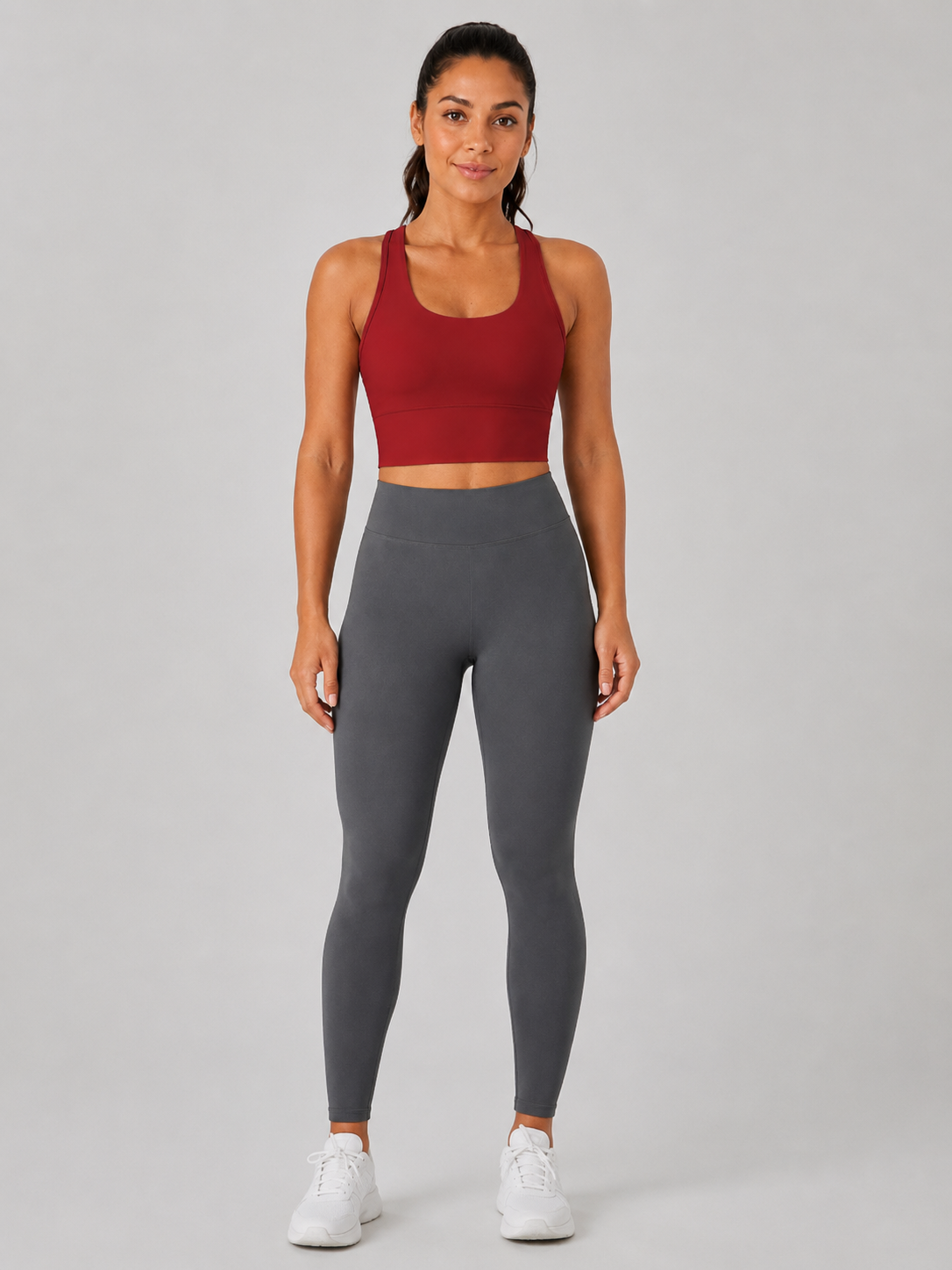 Women's SculptFlex Seamless Longline Sports Bra for Yoga & Training
