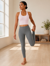 Women's Seamless Longline Sports Bra for Yoga, Training & Athleisure