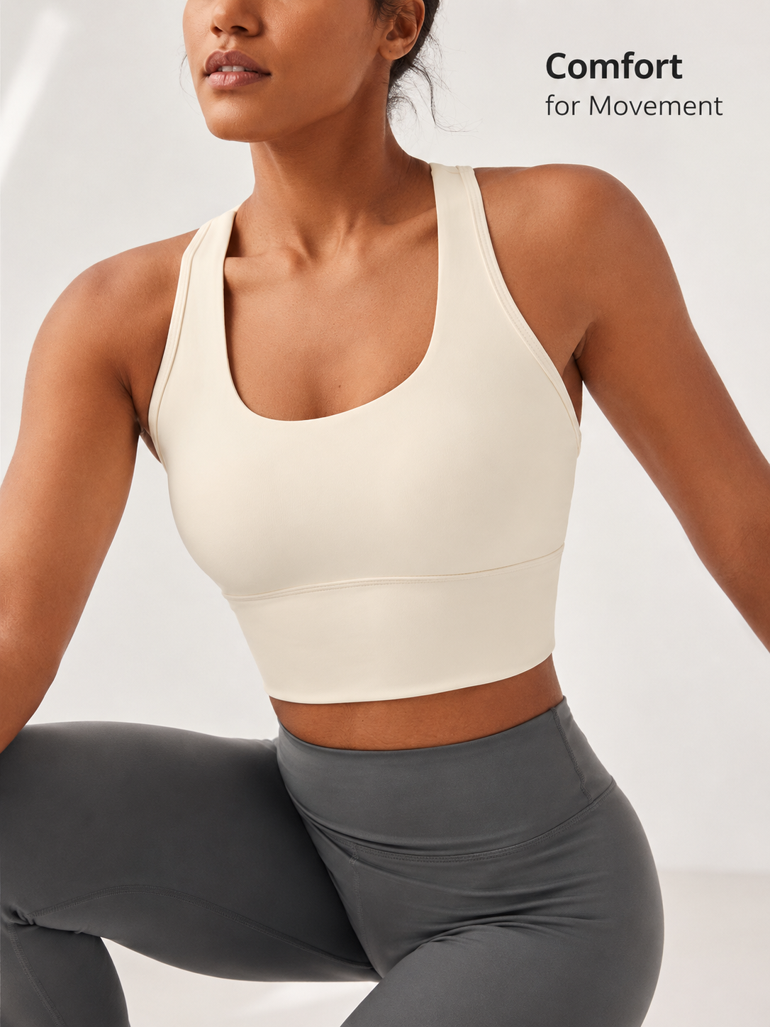 Women's SculptFlex Seamless Wireless Sports Bra for Yoga & Activewear