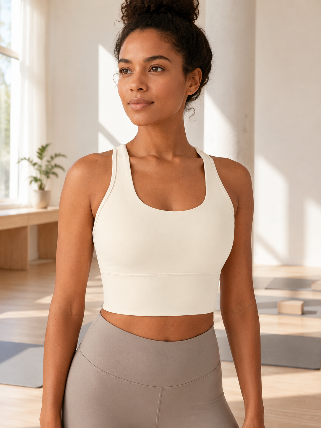Women's SculptFlex Seamless Wireless Sports Bra for Yoga & Activewear