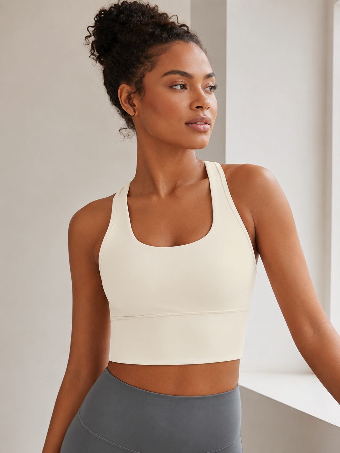 Women's SculptFlex Seamless Wireless Sports Bra for Yoga & Activewear