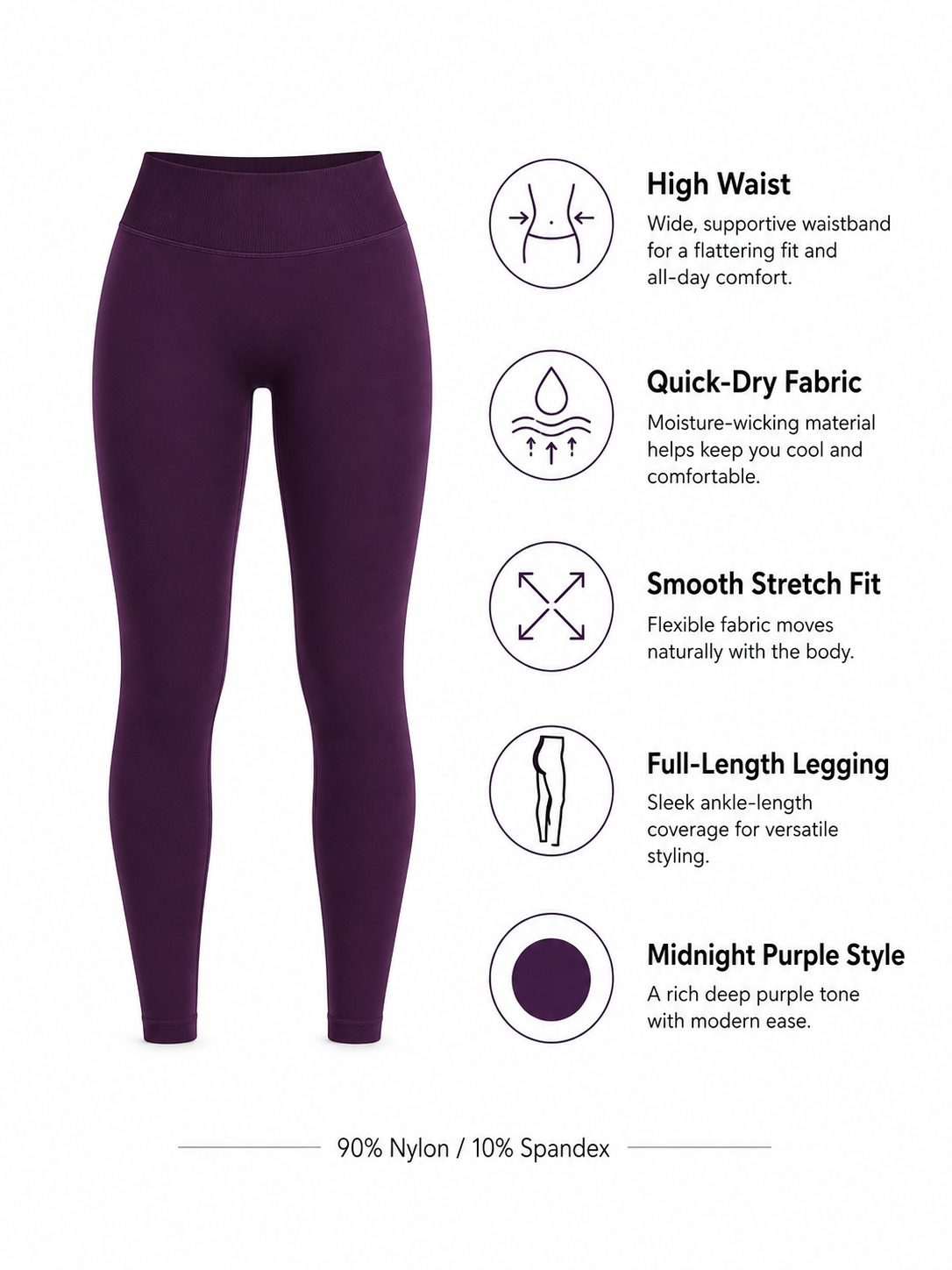 Women's SculptFlex High Waisted Yoga Leggings for Studio & Everyday