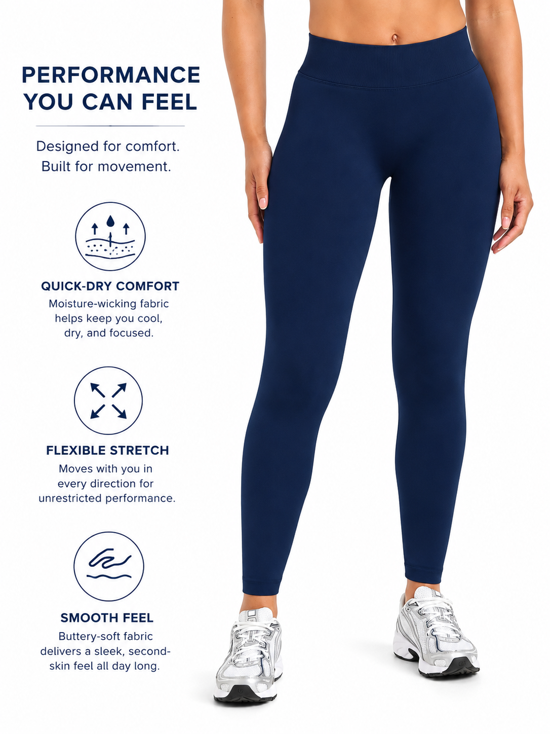 Women's SculptFlex High Waisted Yoga Leggings for Workout and Everyday