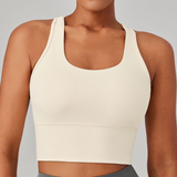 Women's SculptFlex Seamless Wireless Sports Bra for Yoga & Activewear