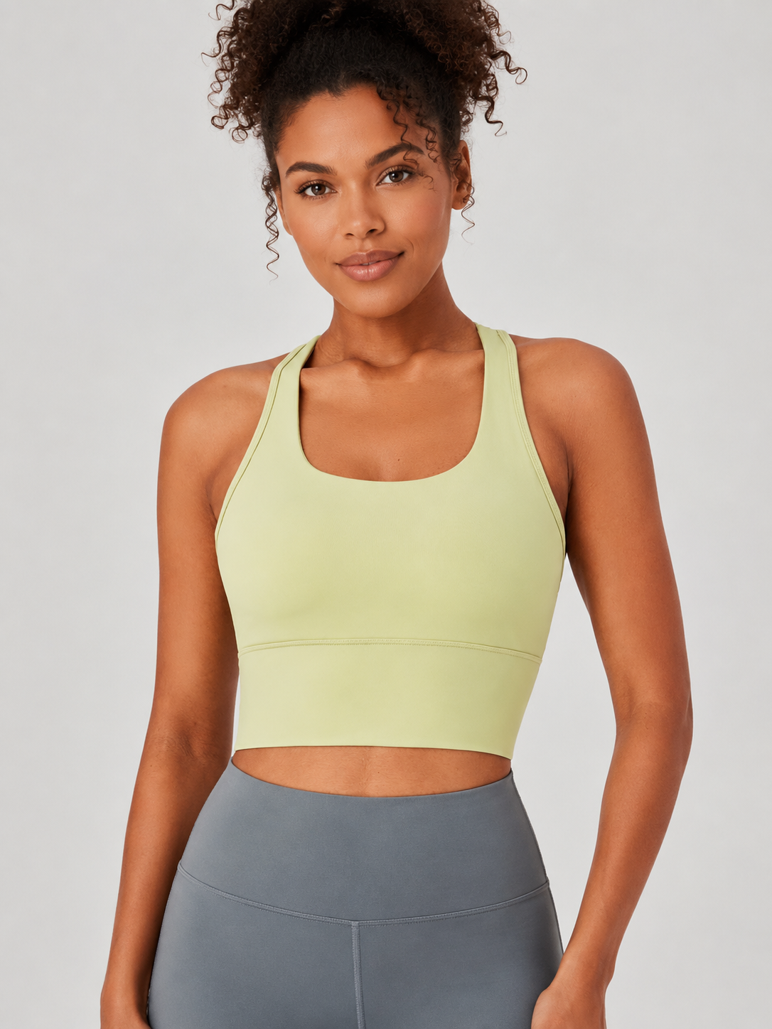 Women's SculptFlex Seamless Wireless Longline Sports Bra for Yoga & Pilates