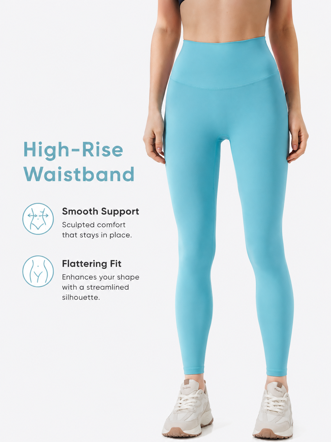 Women's SculptFlex High Waisted Brushed Soft Yoga Leggings for Workout & Daily Wear
